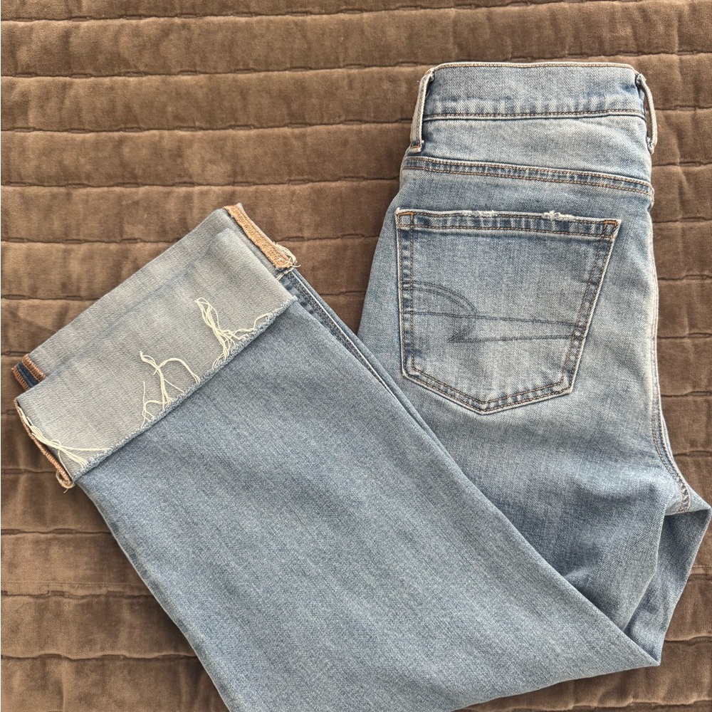 America Eagle Stovepipe jeans